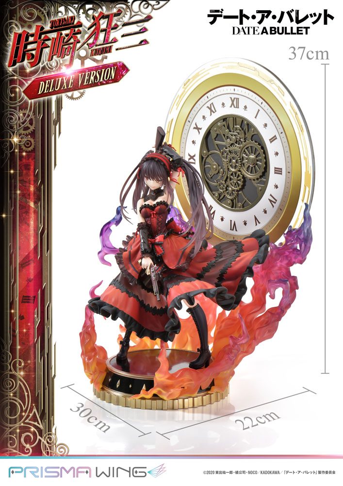 Date A Live Fragment: Date A Bullet Prisma Wing PVC Statue 1/7 Kurumi Tokisaki Deluxe Version 37 cm Image 14
