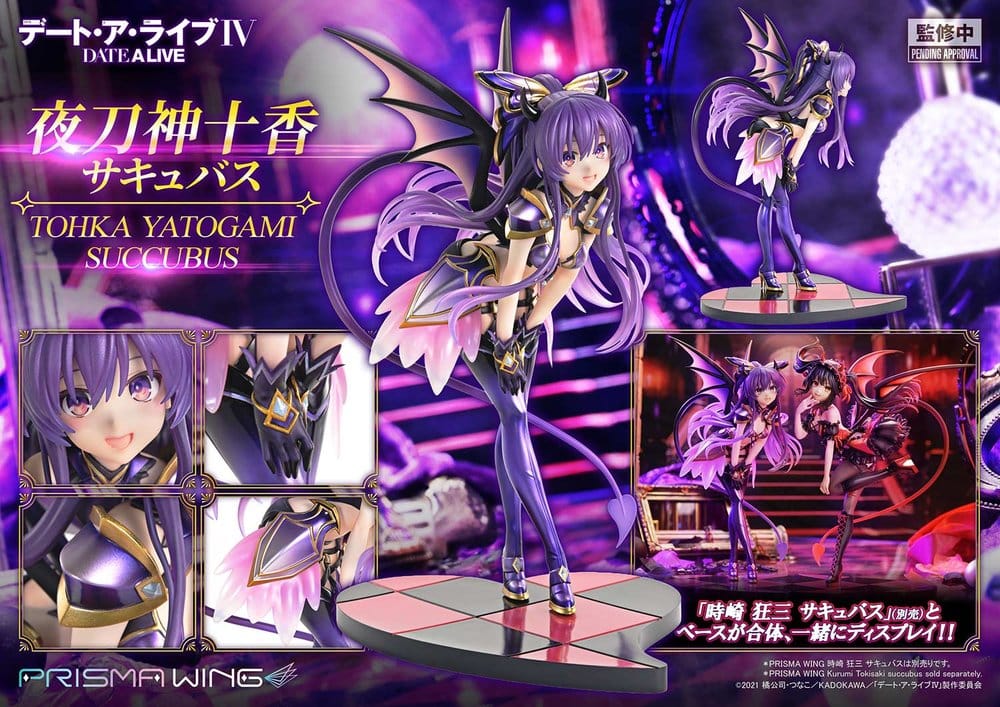 Date A Live Prisma Wing PVC Statue 1/7 Tohka Yatogami succubus 25 cm Image 6