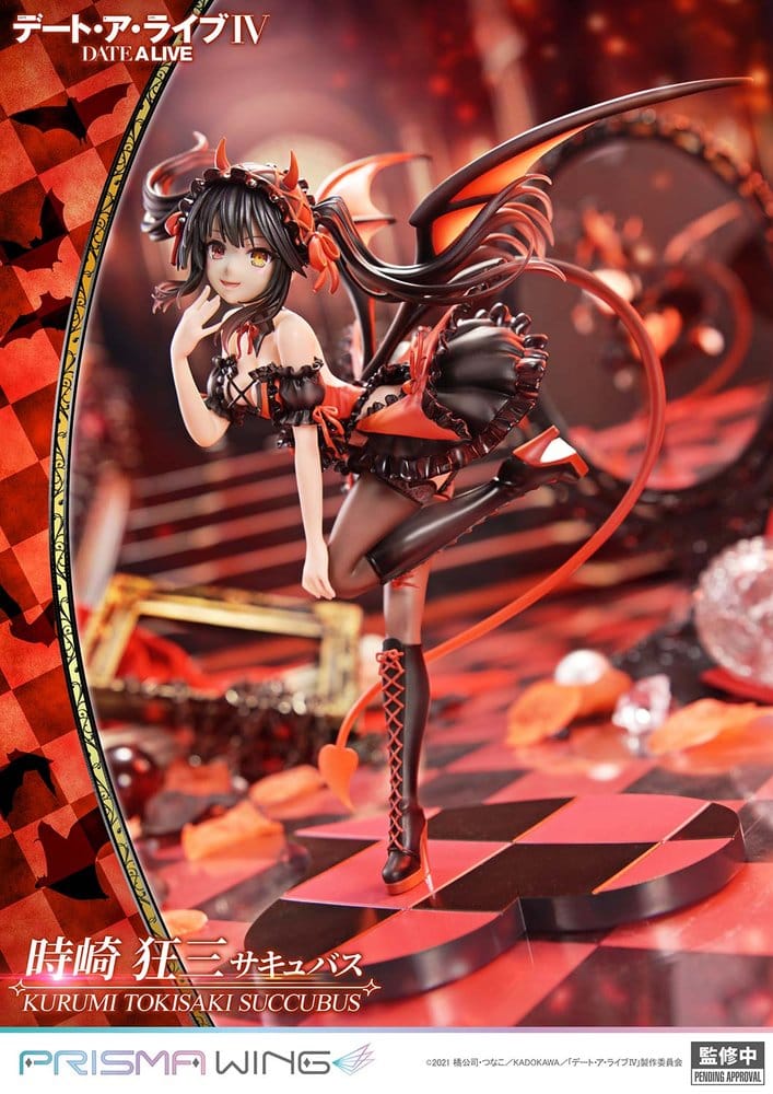Date A Live Prisma Wing PVC Statue 1/7 Kurumi Tokisaki succubus 25 cm Image 3
