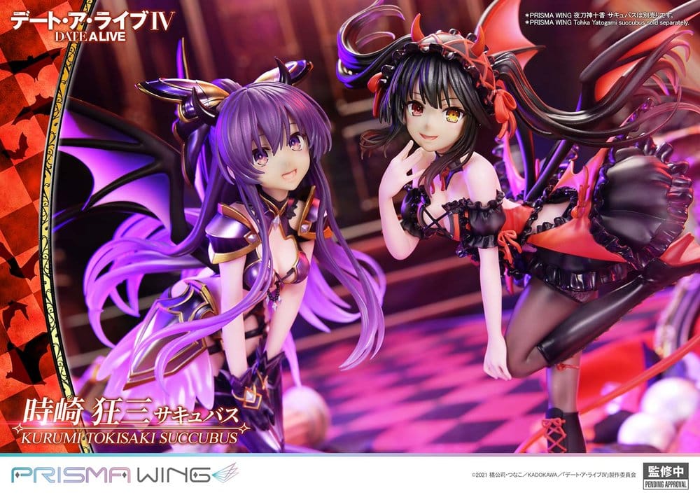 Date A Live Prisma Wing PVC Statue 1/7 Kurumi Tokisaki succubus 25 cm Image 5