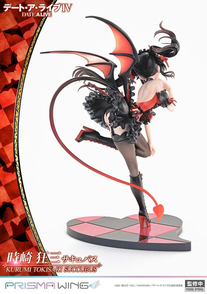 Date A Live Prisma Wing PVC Statue 1/7 Kurumi Tokisaki succubus 25 cm Image 8