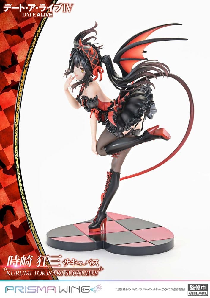 Date A Live Prisma Wing PVC Statue 1/7 Kurumi Tokisaki succubus 25 cm Image 9