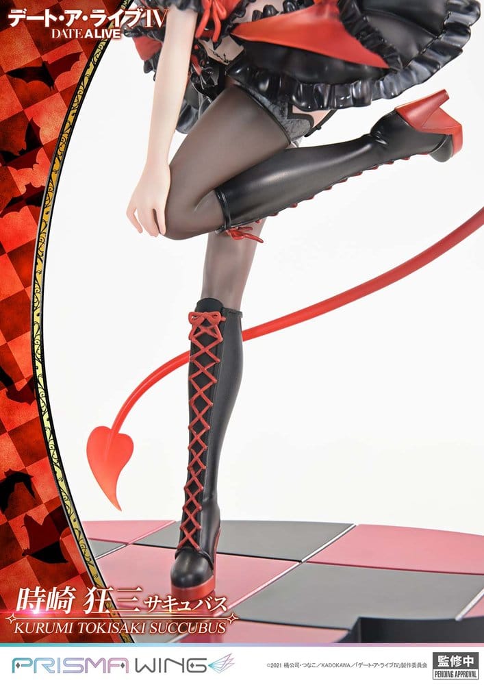 Date A Live Prisma Wing PVC Statue 1/7 Kurumi Tokisaki succubus 25 cm Image 11