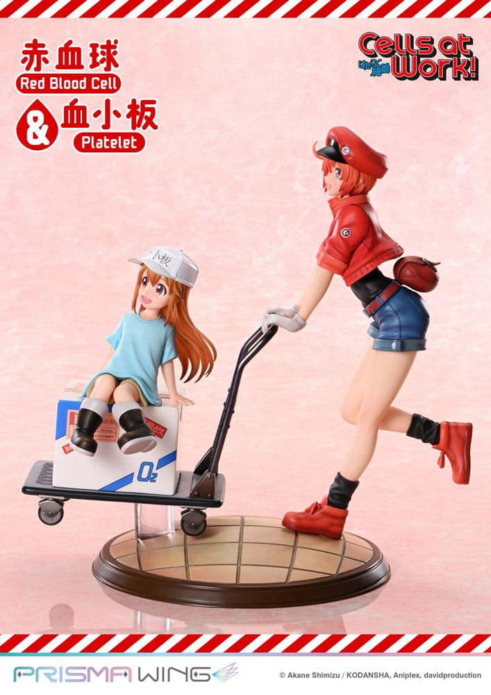 Cells at Work Prisma Wing PVC Statue Red Blood Cell & Platelet  26 cm Image 5
