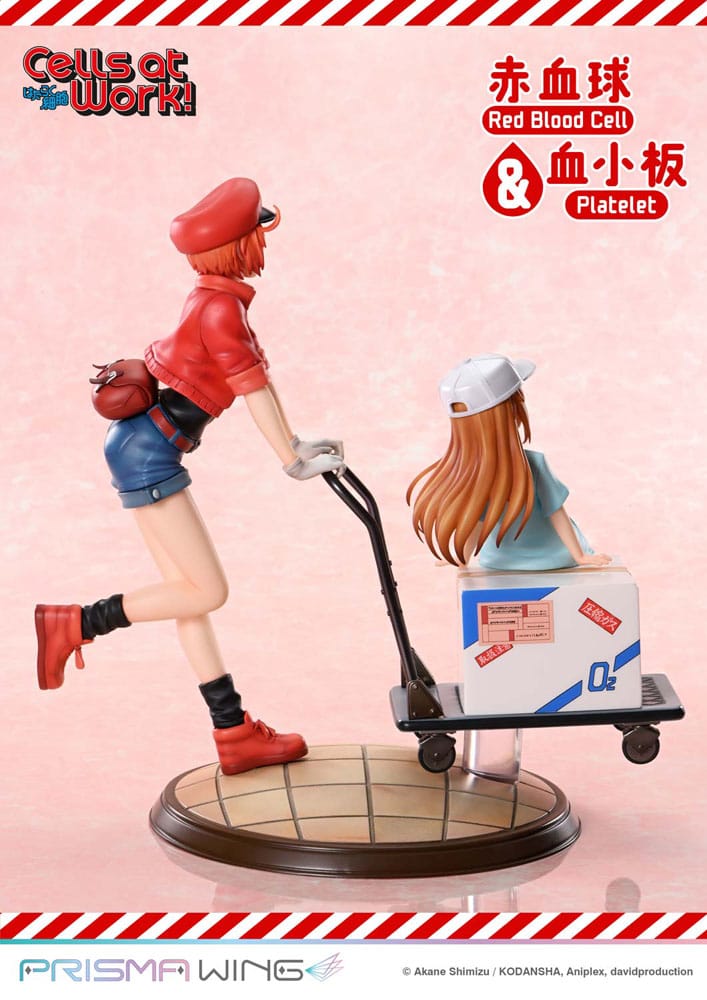 Cells at Work Prisma Wing PVC Statue Red Blood Cell & Platelet  26 cm Image 7