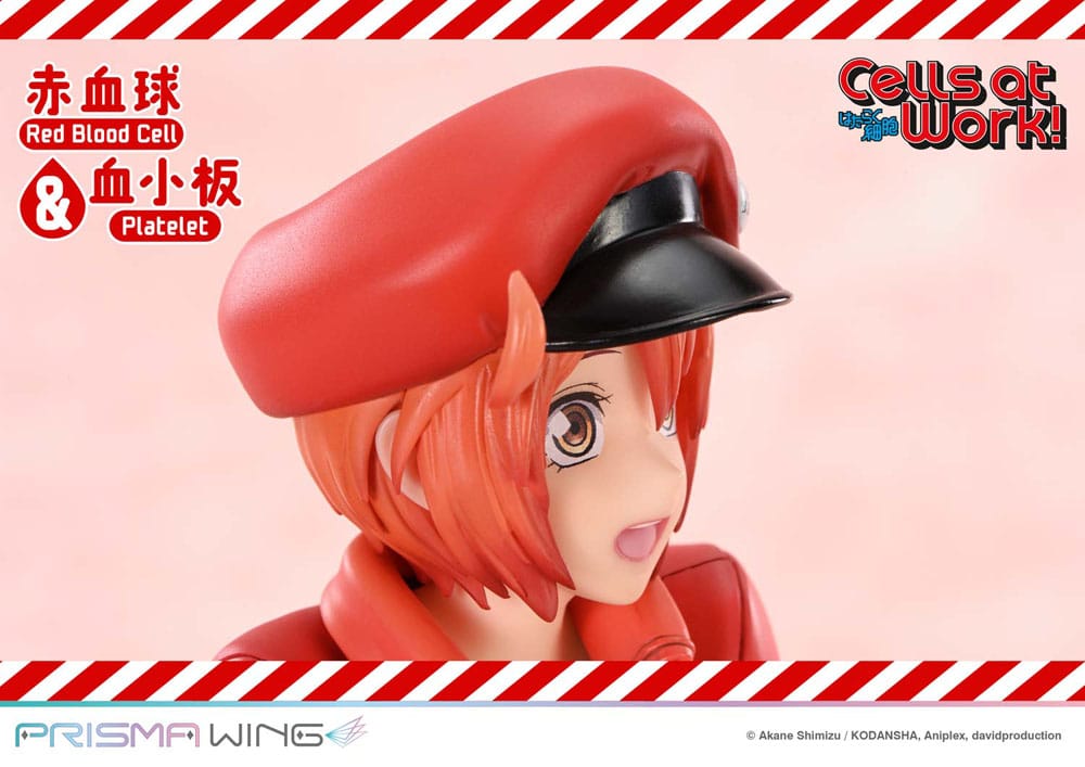 Cells at Work Prisma Wing PVC Statue Red Blood Cell & Platelet  26 cm Image 10