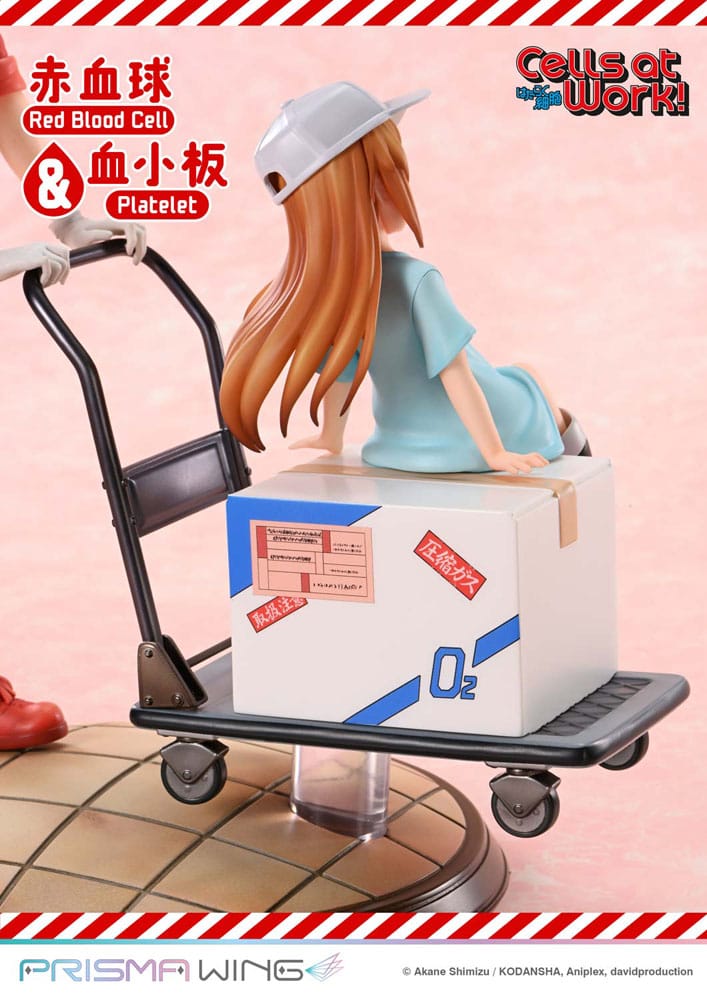 Cells at Work Prisma Wing PVC Statue Red Blood Cell & Platelet  26 cm Image 14