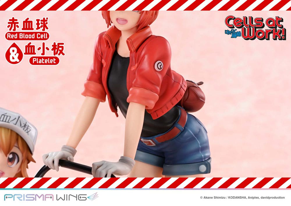 Cells at Work Prisma Wing PVC Statue Red Blood Cell & Platelet  26 cm Image 15