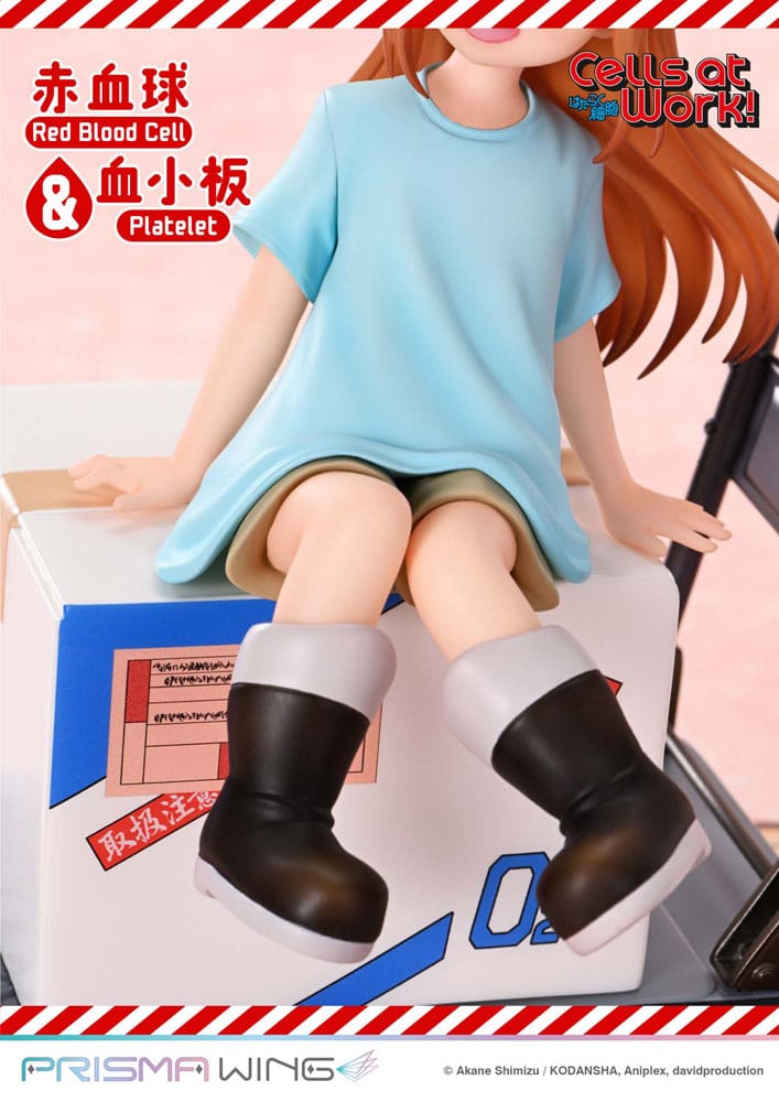Cells at Work Prisma Wing PVC Statue Red Blood Cell & Platelet  26 cm Image 18