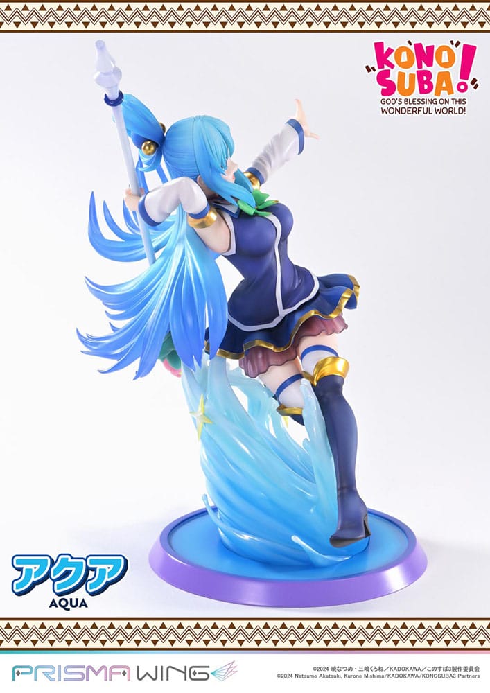 Konusuba - God's blessing on this wonderful world! Prisma Wing PVC Statue 1/7 Aqua 24 cm Image 6