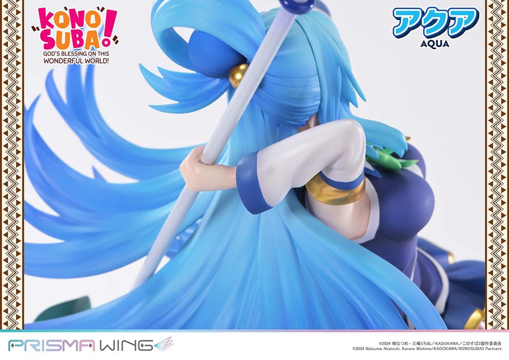 Konusuba - God's blessing on this wonderful world! Prisma Wing PVC Statue 1/7 Aqua 24 cm Image 14