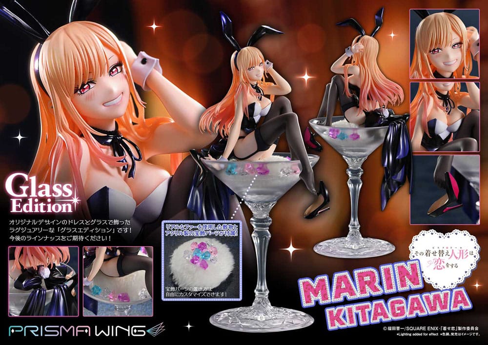 My Dress-Up Darling Prisma Wing PVC Statue 1/7 Marin Kitagawa Glass Edition 29 cm Image 7