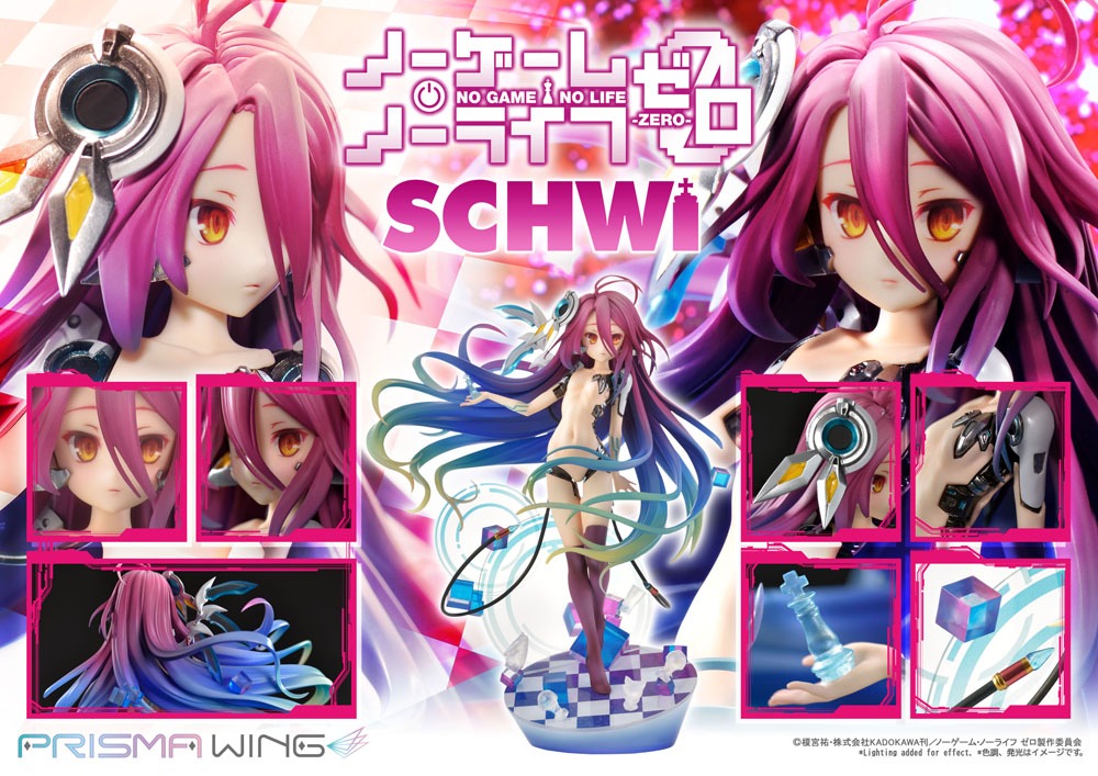 No Game No Life Prisma Wing PVC Statue 1/7 Schwi 26 cm Image 25