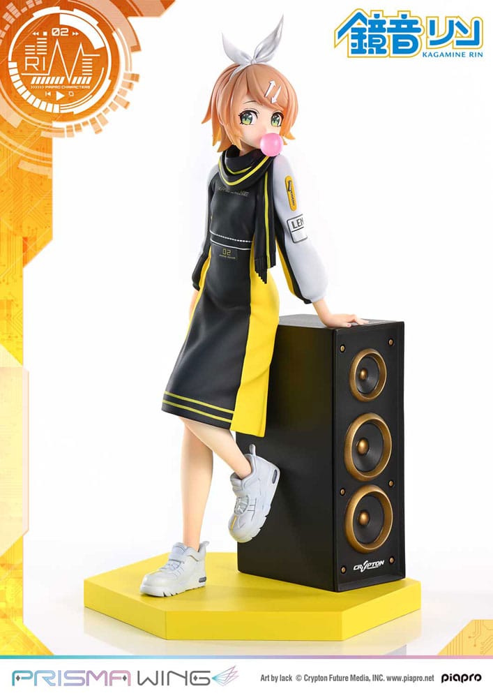 Vocaloid Piapro Characters Prisma Wing PVC Statue 1/7 Kagamine Rin (Art by lack) 21 cm Image 1