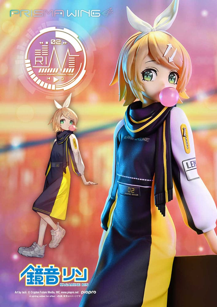 Vocaloid Piapro Characters Prisma Wing PVC Statue 1/7 Kagamine Rin (Art by lack) 21 cm Image 2