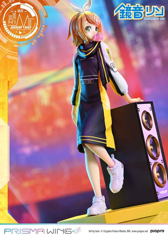 Vocaloid Piapro Characters Prisma Wing PVC Statue 1/7 Kagamine Rin (Art by lack) 21 cm Image 3