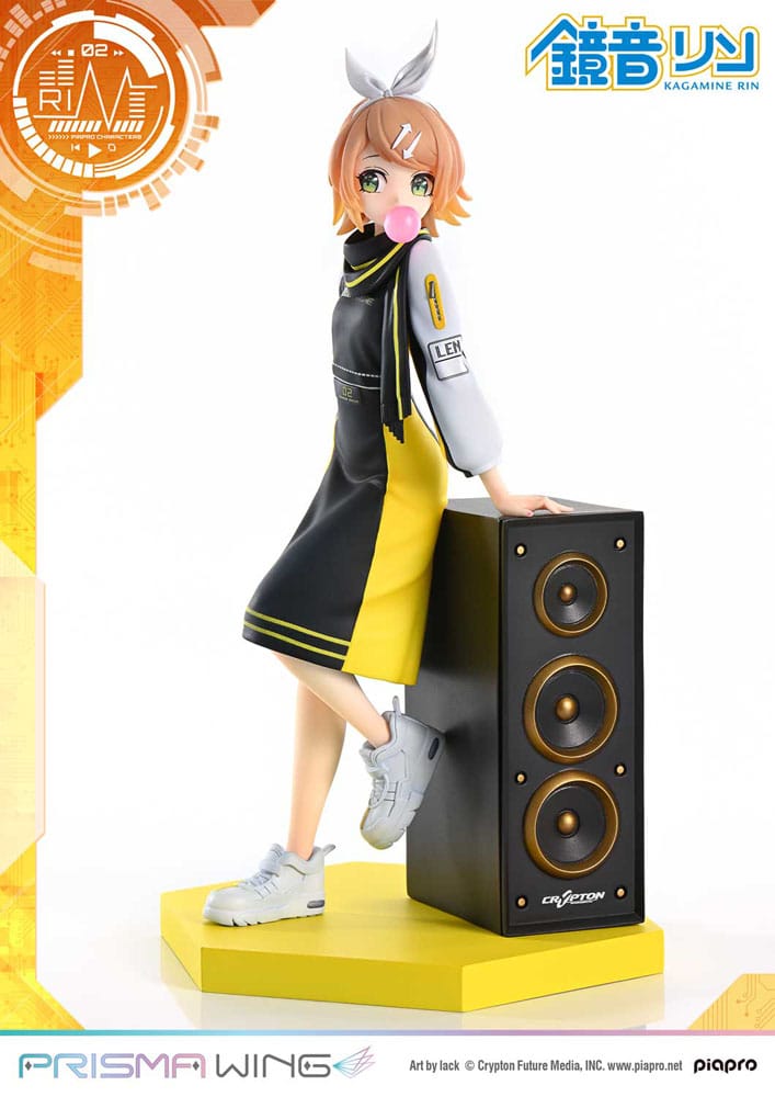 Vocaloid Piapro Characters Prisma Wing PVC Statue 1/7 Kagamine Rin (Art by lack) 21 cm Image 6