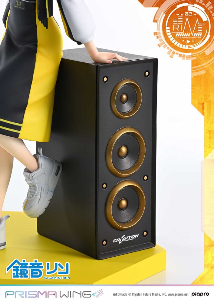 Vocaloid Piapro Characters Prisma Wing PVC Statue 1/7 Kagamine Rin (Art by lack) 21 cm Image 8