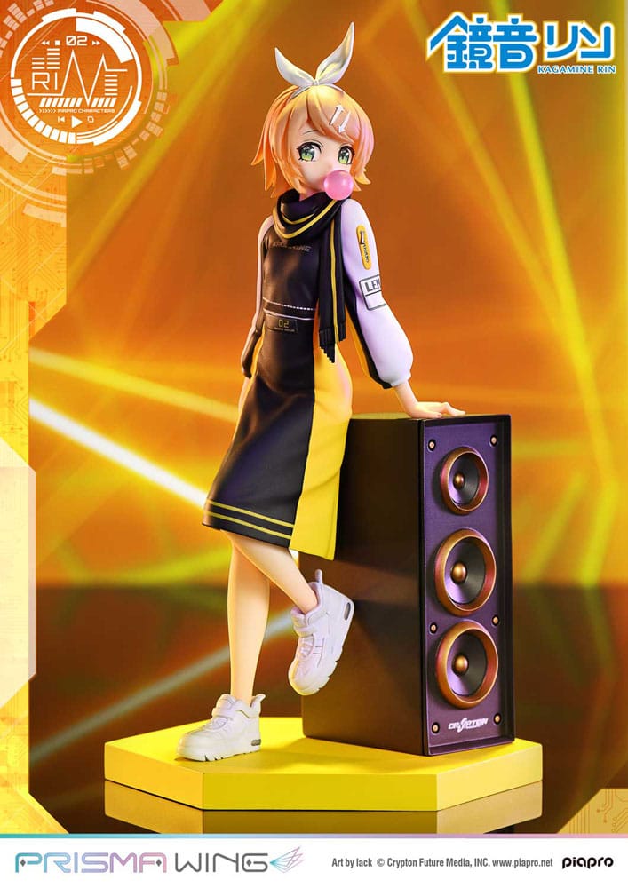 Vocaloid Piapro Characters Prisma Wing PVC Statue 1/7 Kagamine Rin (Art by lack) 21 cm Image 10