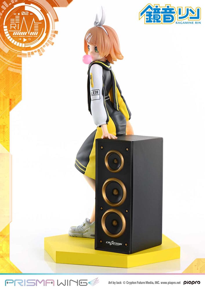 Vocaloid Piapro Characters Prisma Wing PVC Statue 1/7 Kagamine Rin (Art by lack) 21 cm Image 14