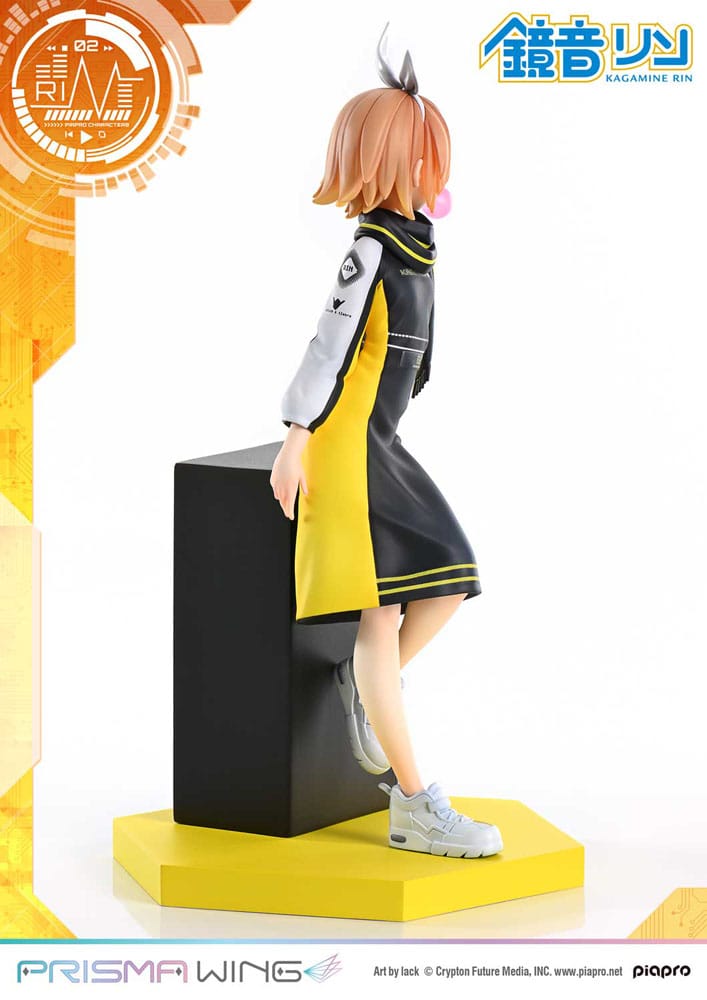 Vocaloid Piapro Characters Prisma Wing PVC Statue 1/7 Kagamine Rin (Art by lack) 21 cm Image 17