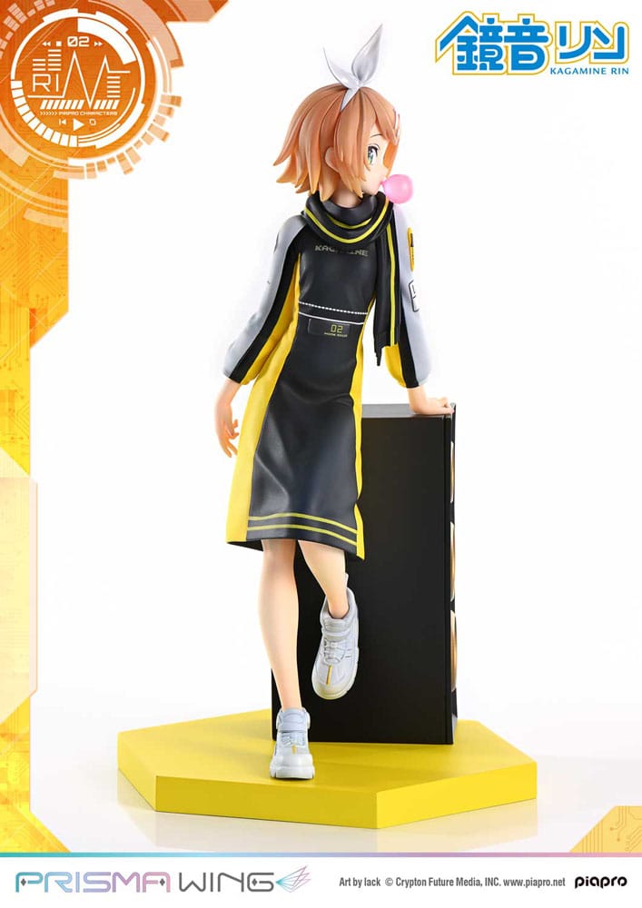Vocaloid Piapro Characters Prisma Wing PVC Statue 1/7 Kagamine Rin (Art by lack) 21 cm Image 19