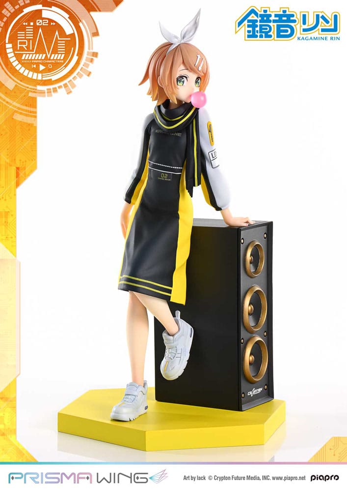 Vocaloid Piapro Characters Prisma Wing PVC Statue 1/7 Kagamine Rin (Art by lack) 21 cm Image 20