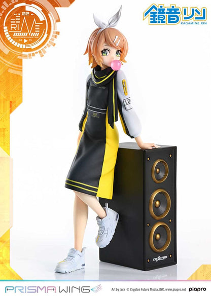 Vocaloid Piapro Characters Prisma Wing PVC Statue 1/7 Kagamine Rin (Art by lack) 21 cm Image 24