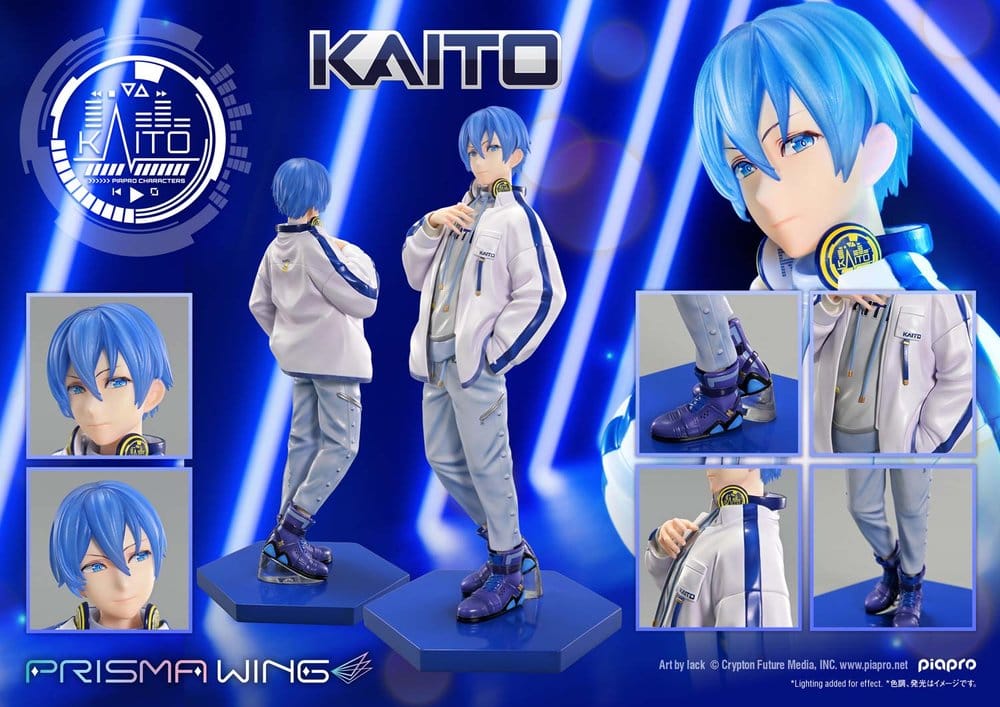 Piapro Characters Prisma Wing Figur 1/7 KAITO "Art by lack" 24 cm Image 23