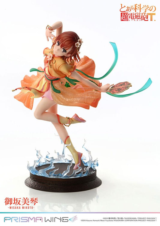 To Aru Kagaku no Railgun Prisma Wing PVC Statue 1/7 Misaka Mikoto 22 cm Image 1