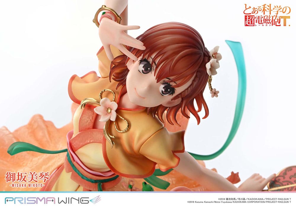 To Aru Kagaku no Railgun Prisma Wing PVC Statue 1/7 Misaka Mikoto 22 cm Image 7