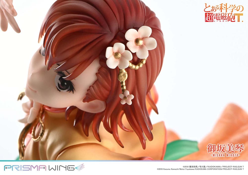 To Aru Kagaku no Railgun Prisma Wing PVC Statue 1/7 Misaka Mikoto 22 cm Image 8