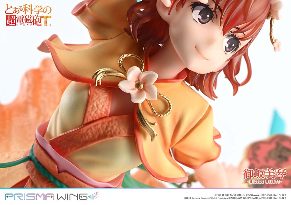 To Aru Kagaku no Railgun Prisma Wing PVC Statue 1/7 Misaka Mikoto 22 cm Image 9