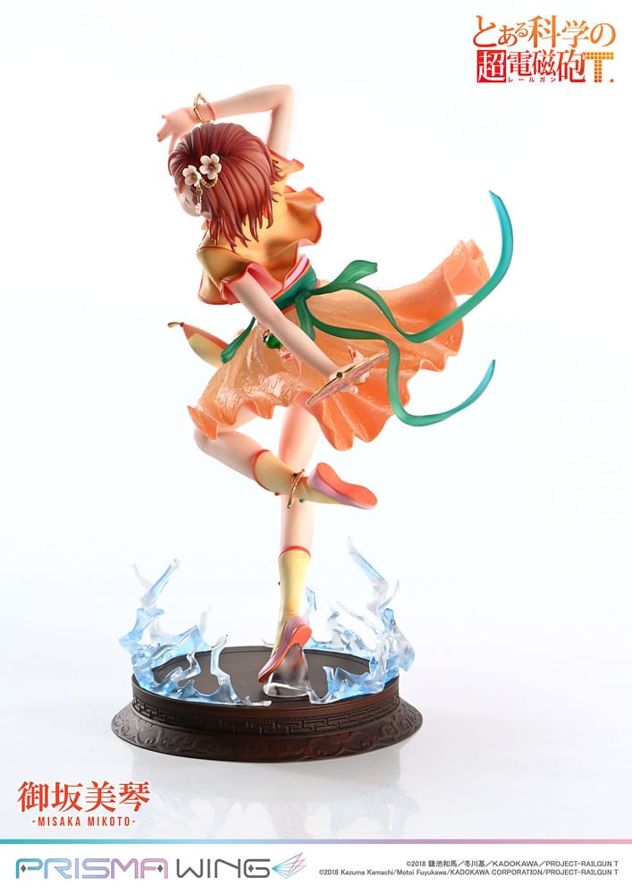 To Aru Kagaku no Railgun Prisma Wing PVC Statue 1/7 Misaka Mikoto 22 cm Image 13