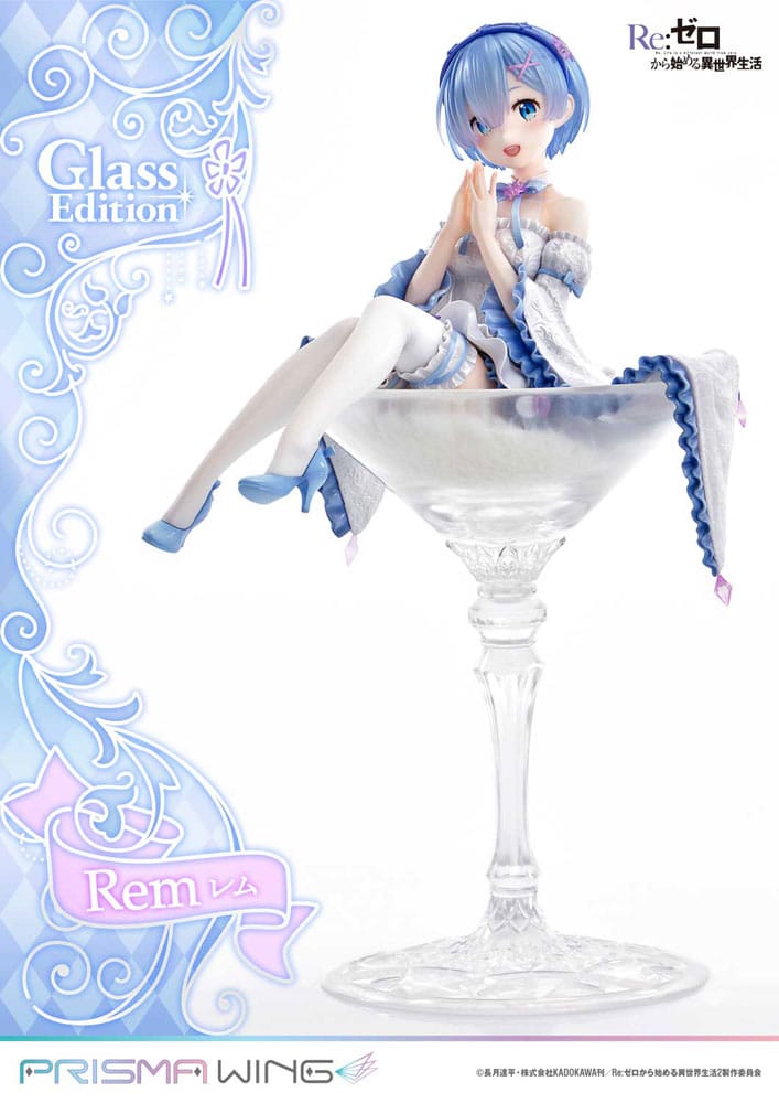 Re:Zero - Starting Life in Another World Prisma Wing PVC Statue 1/7 Rem Glass Edition 23 cm Image 1