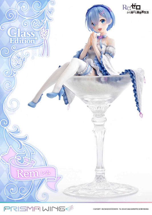 Re:Zero - Starting Life in Another World Prisma Wing PVC Statue 1/7 Rem Glass Edition 23 cm Image 1