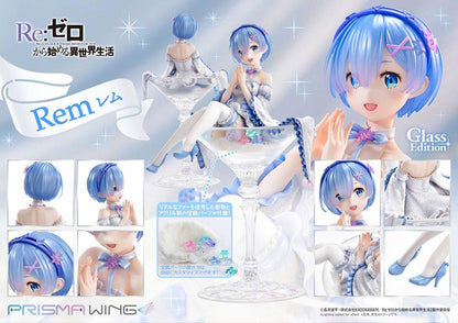 Re:Zero - Starting Life in Another World Prisma Wing PVC Statue 1/7 Rem Glass Edition 23 cm Image 2