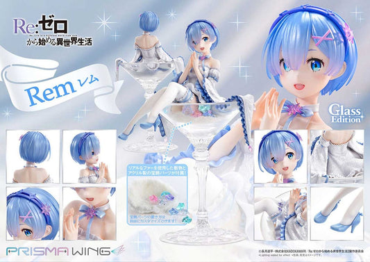 Re:Zero - Starting Life in Another World Prisma Wing PVC Statue 1/7 Rem Glass Edition 23 cm Image 2