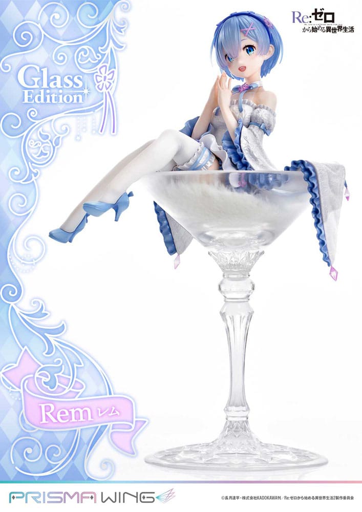 Re:Zero - Starting Life in Another World Prisma Wing PVC Statue 1/7 Rem Glass Edition 23 cm Image 4