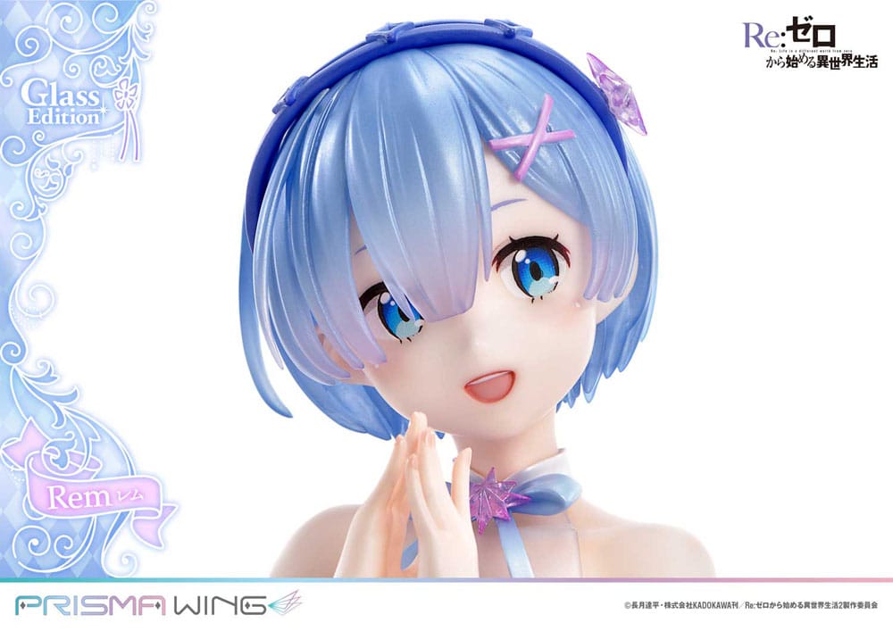 Re:Zero - Starting Life in Another World Prisma Wing PVC Statue 1/7 Rem Glass Edition 23 cm Image 5