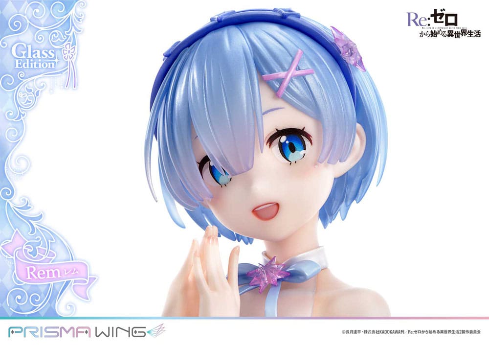 Re:Zero - Starting Life in Another World Prisma Wing PVC Statue 1/7 Rem Glass Edition 23 cm Image 6