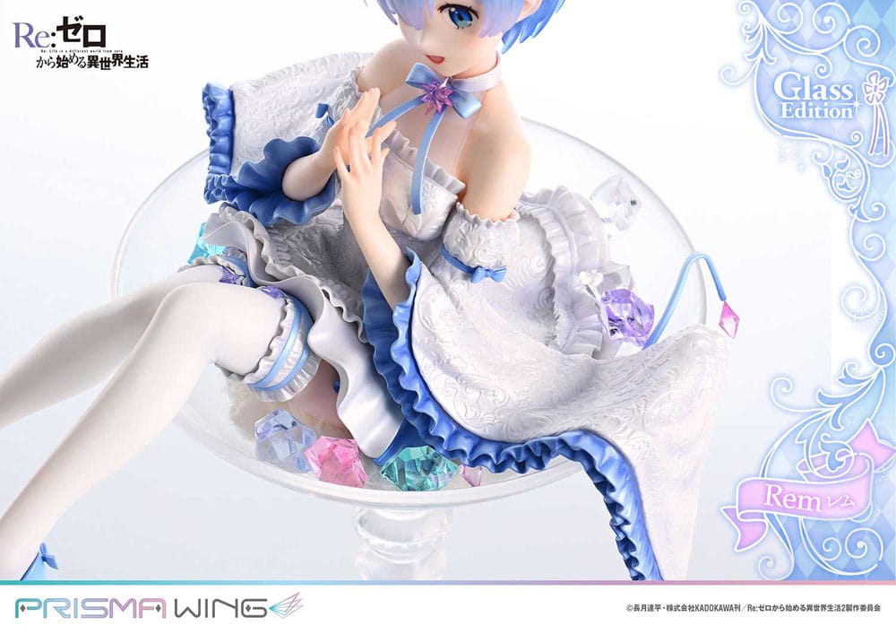 Re:Zero - Starting Life in Another World Prisma Wing PVC Statue 1/7 Rem Glass Edition 23 cm Image 9