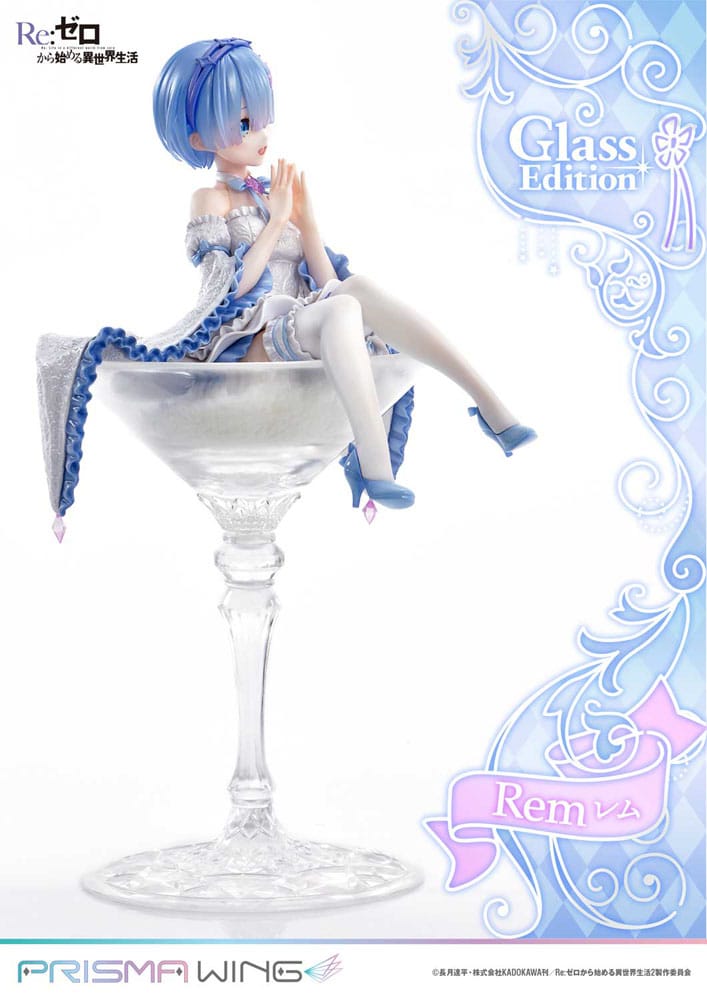 Re:Zero - Starting Life in Another World Prisma Wing PVC Statue 1/7 Rem Glass Edition 23 cm Image 16