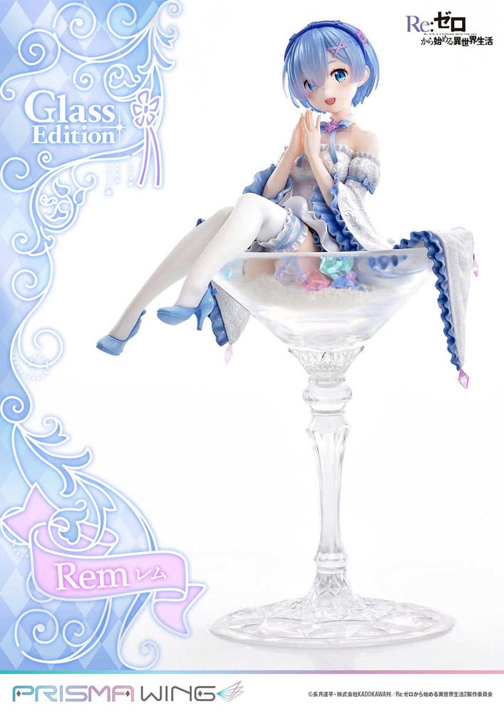 Re:Zero - Starting Life in Another World Prisma Wing PVC Statue 1/7 Rem Glass Edition 23 cm Image 26