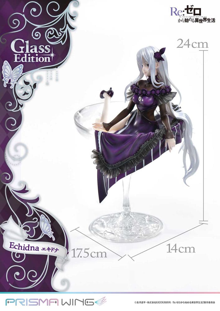 Re:ZERO Starting Life in Another World Prisma Wing PVC Statue 1/7 Echidna Glass Edition 24 cm Image 4