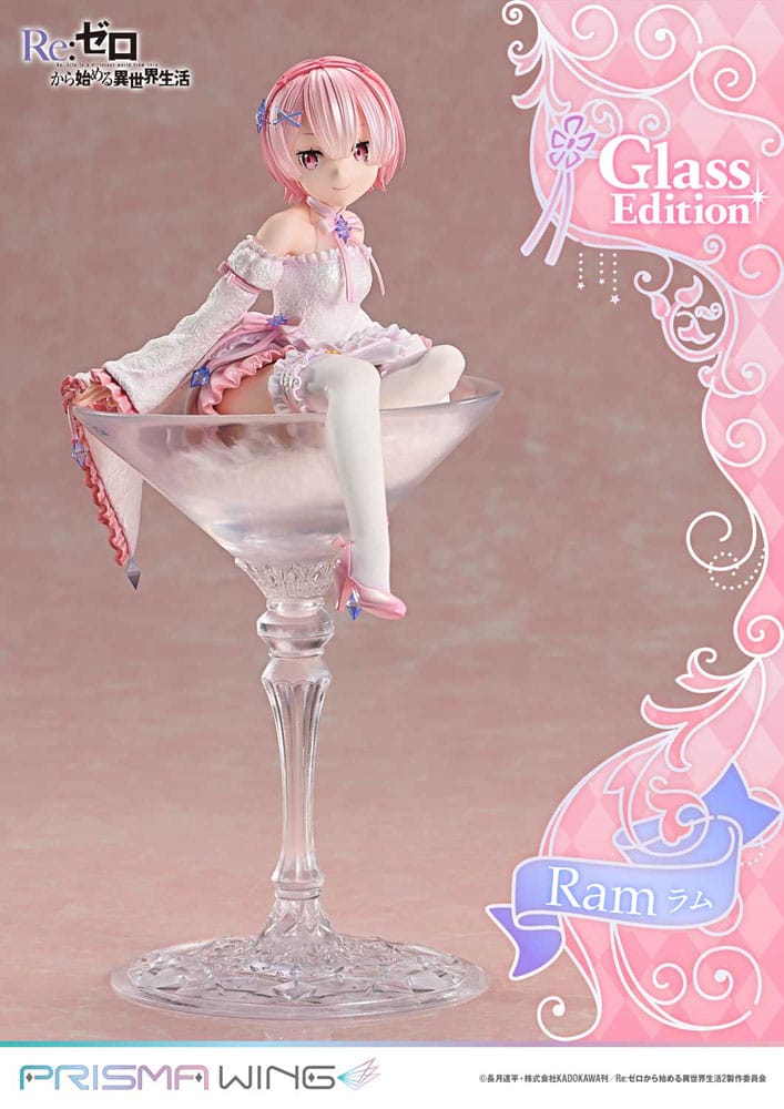 Re:ZERO Starting Life in Another World Prisma Wing PVC Statue 1/7 Ram Glass Edition 24 cm Image 1