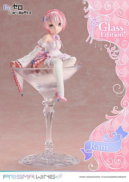 Re:ZERO Starting Life in Another World Prisma Wing PVC Statue 1/7 Ram Glass Edition 24 cm Image 1