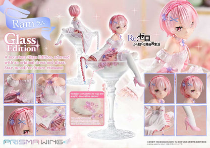 Re:ZERO Starting Life in Another World Prisma Wing PVC Statue 1/7 Ram Glass Edition 24 cm Image 4