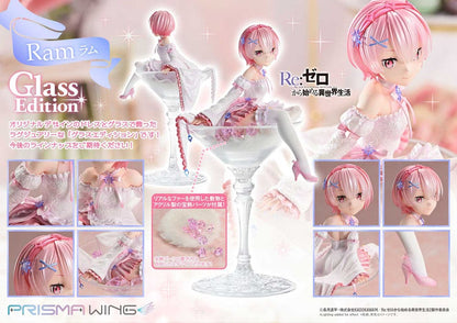 Re:ZERO Starting Life in Another World Prisma Wing PVC Statue 1/7 Ram Glass Edition 24 cm Image 5