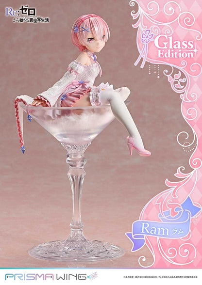 Re:ZERO Starting Life in Another World Prisma Wing PVC Statue 1/7 Ram Glass Edition 24 cm Image 7